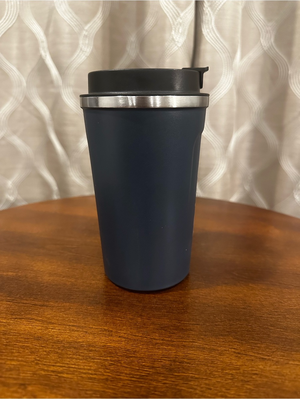 Blue Stainless Steel Insulated Travel Coffee Mug - Picture 4 of 9